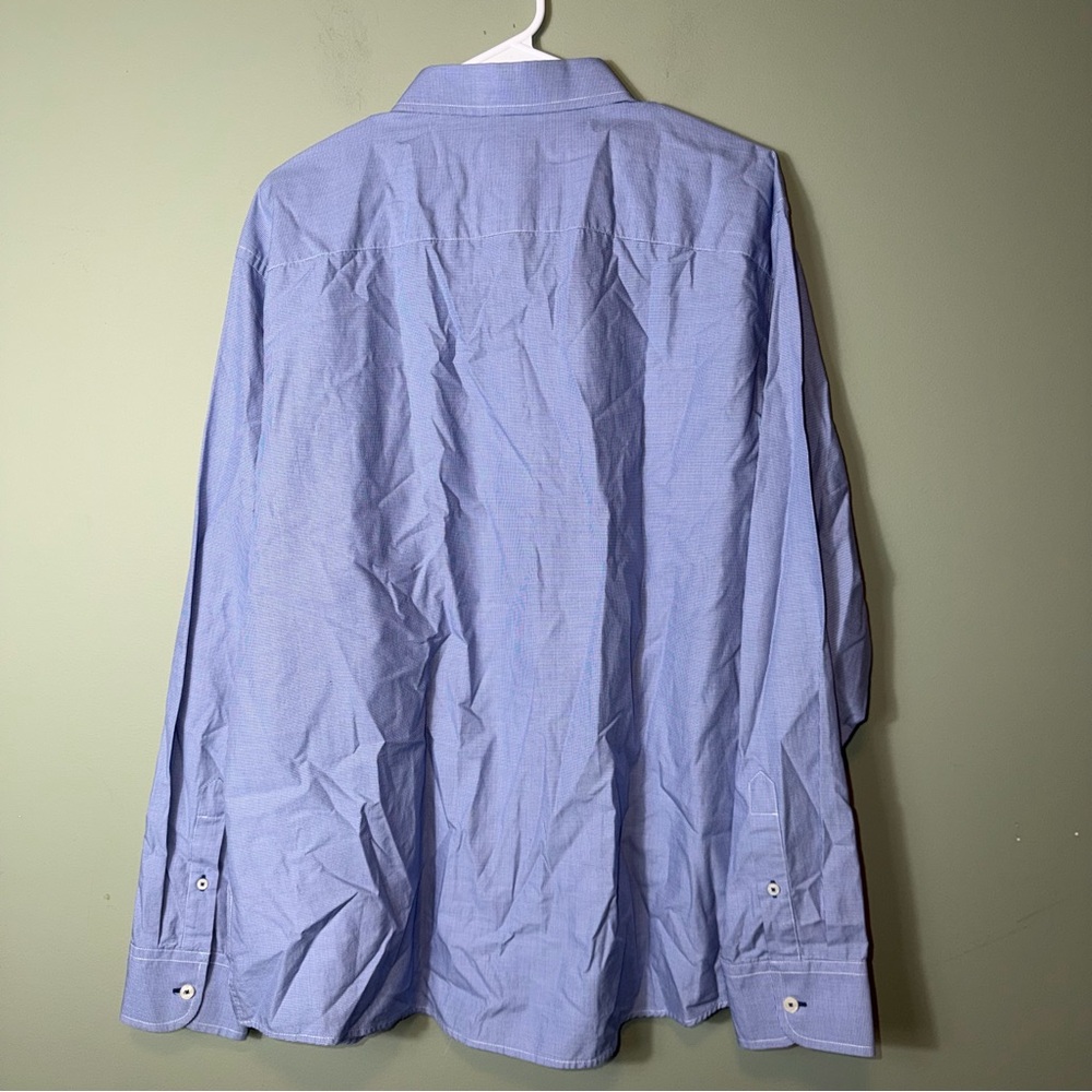 UNTUCKit Men’s Long Sleeve Blue 100% Cotton XXLarge - Picture 4 of 4